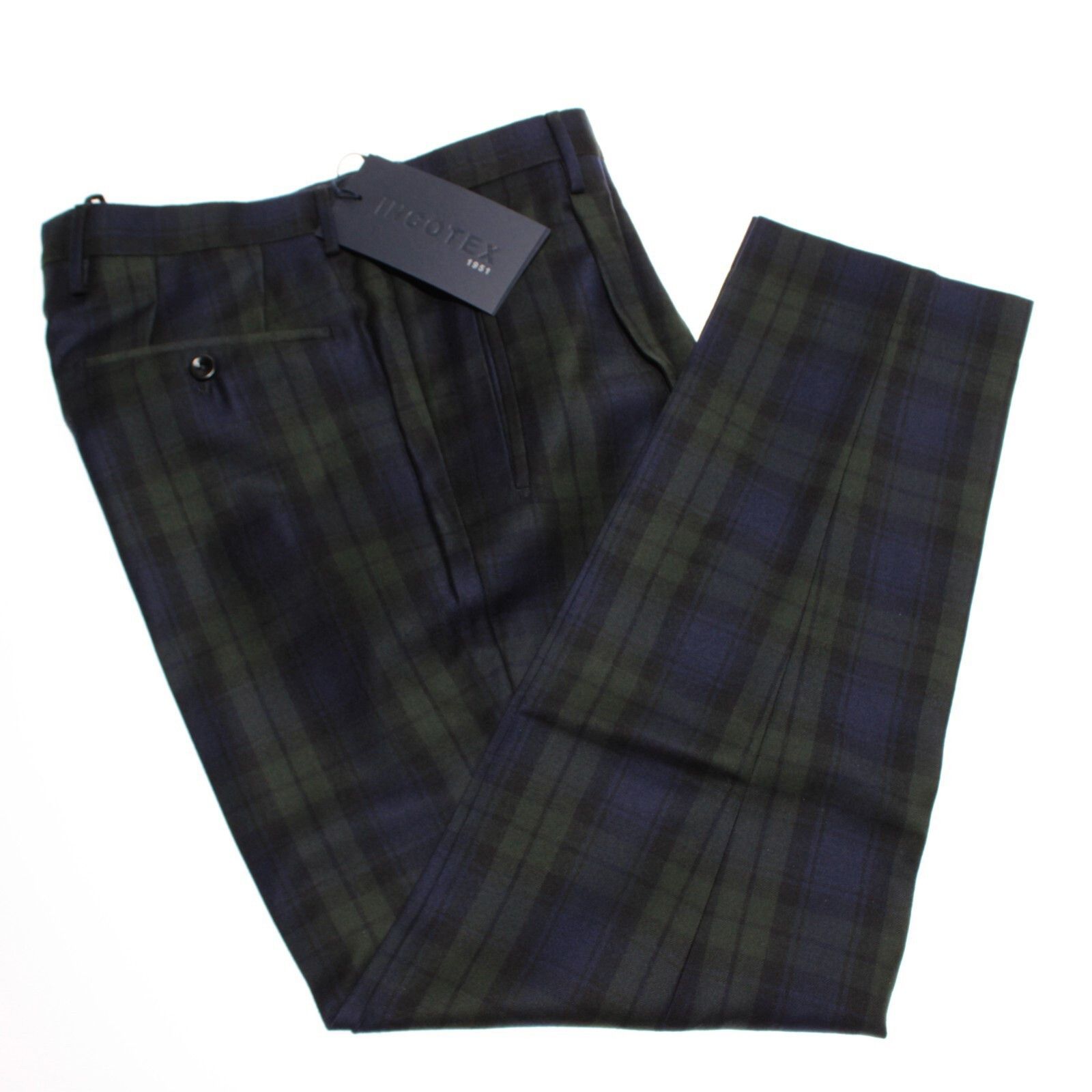 Incotex INCOTEX New with tags Dress Pants Size 30 US In Green Size US 30 / EU 46 - 2 Thumbnail