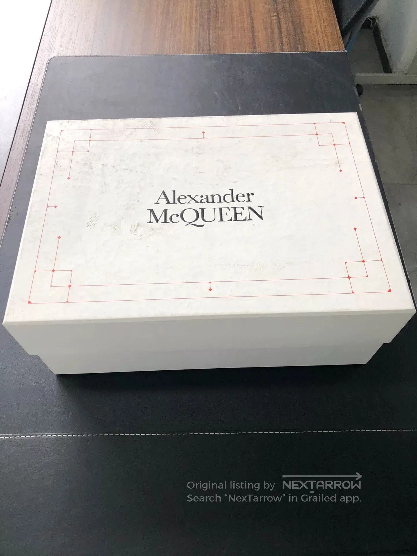 alexander mcqueen canvas high.