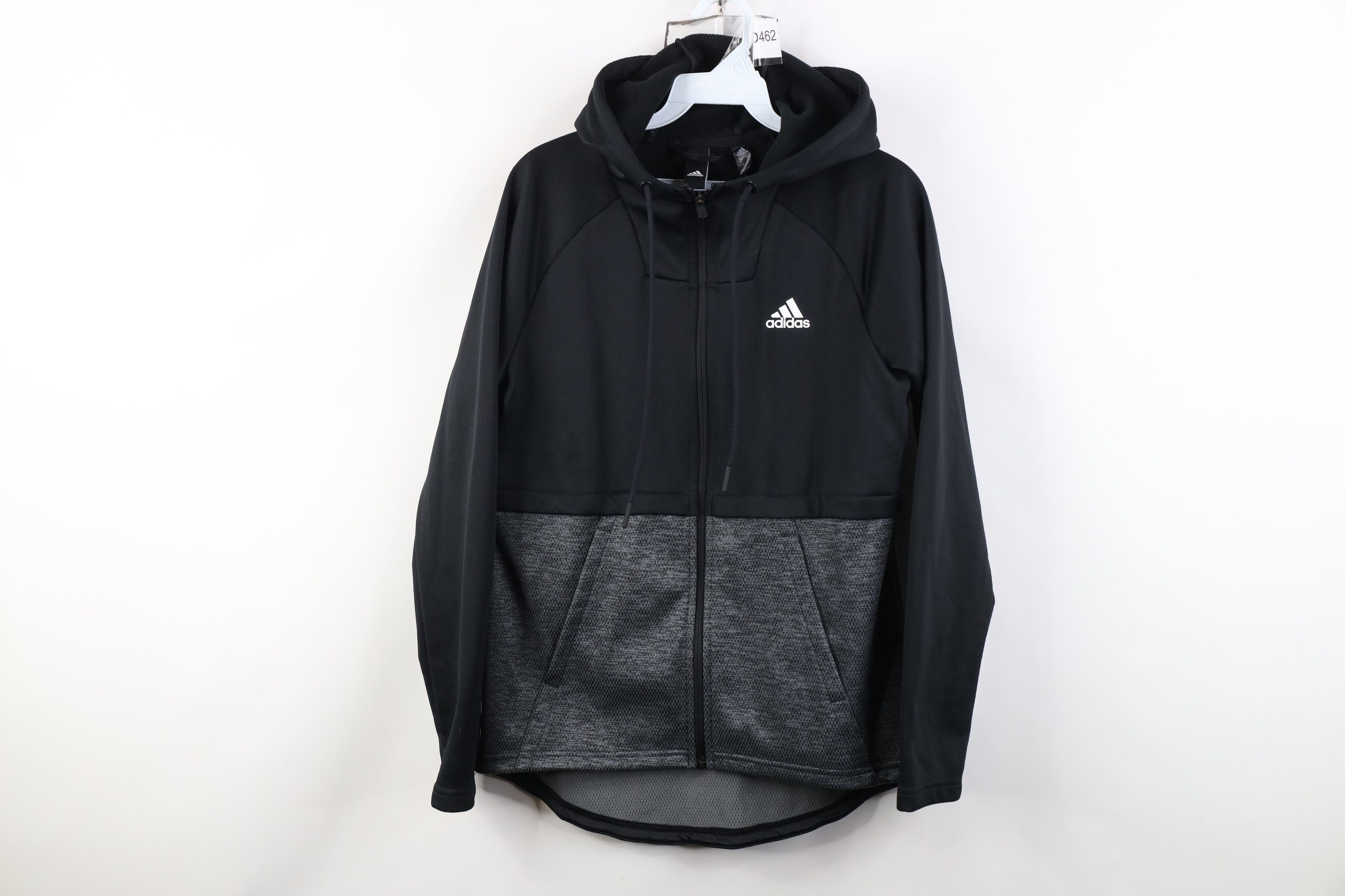 Adidas Adidas Color Block Thermal Knit Full Zip Hoodie Sweatshirt Size US S / EU 44-46 / 1 - 1 Thumbnail