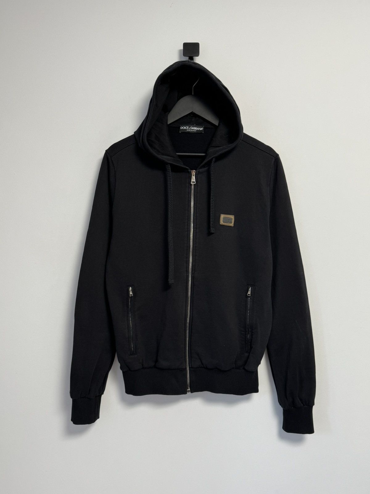 【DOLCE & GABBANA】フロントジップ パーカー 44 フーディー DOLCE & GABBANA】フロントジップ パーカー 44 フーディー