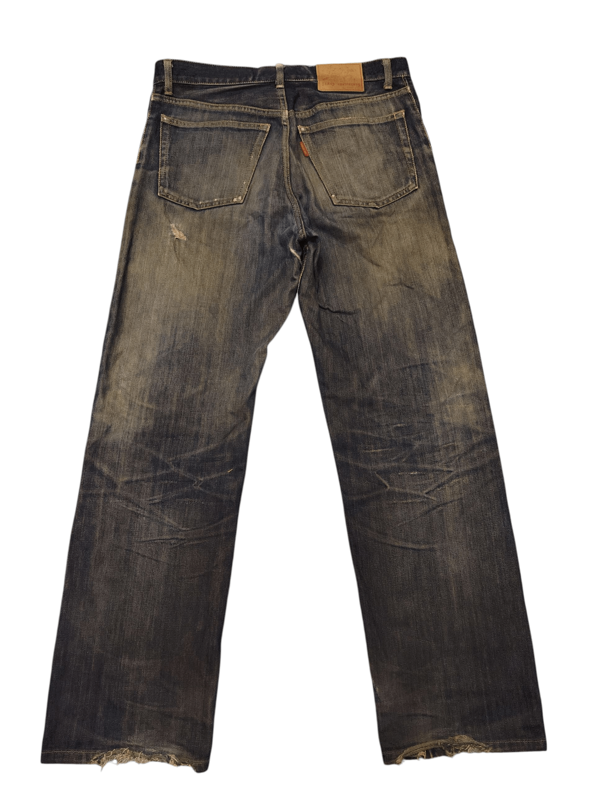 Who Decides War Japanese Trans Continents Distressed Jeans Size US 32 / EU 48 - 2 Thumbnail