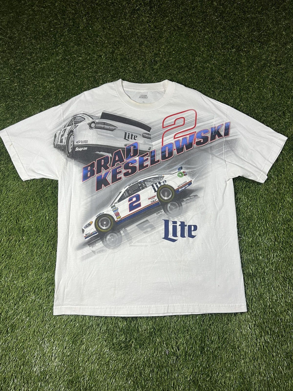 NASCAR Vintage Y2k NASCAR Racing Essential All Over Print AOP Tee Size US XL / EU 56 / 4 - 1 Thumbnail