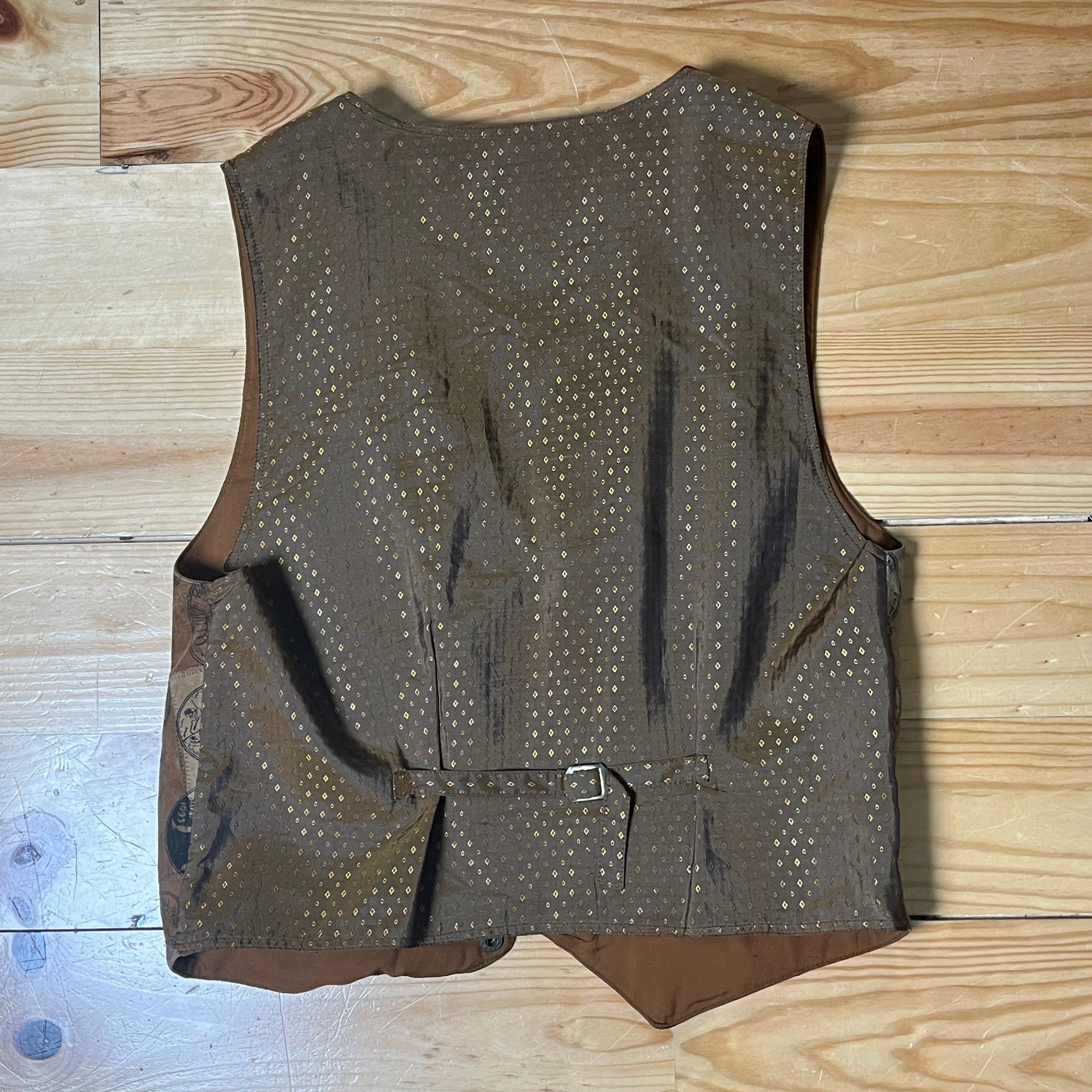 Other Blue Steel Patchwork Coin Leather Vest M Size US M / EU 48-50 / 2 - 8 Thumbnail