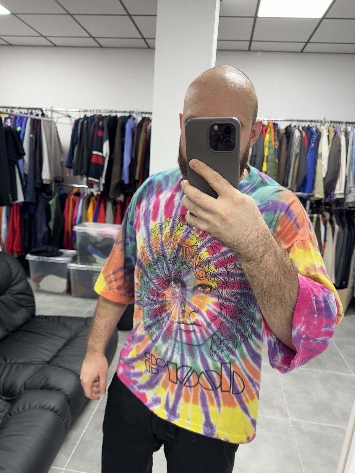 Band Tees × Droors Doors Tie Dye Oversized T-Shirt Size XL Size US XL / EU 56 / 4 - 2 Thumbnail