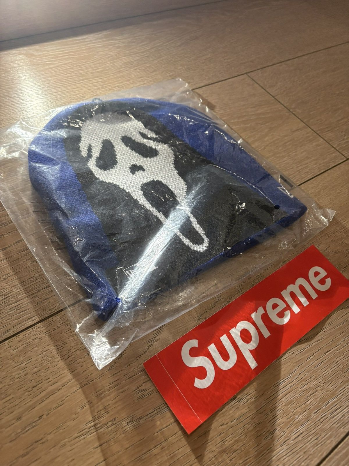 New Era × Supreme Supreme x New Era® Ghostface® Beanie - Blue Size ONE SIZE - 5 Thumbnail