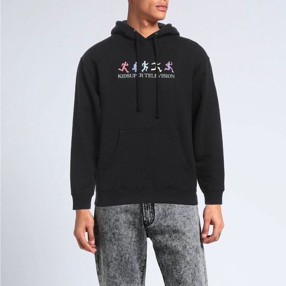 KidSuper Kidsuper running guys Black Hoodie black M Size US M / EU 48-50 / 2 - 2 Thumbnail