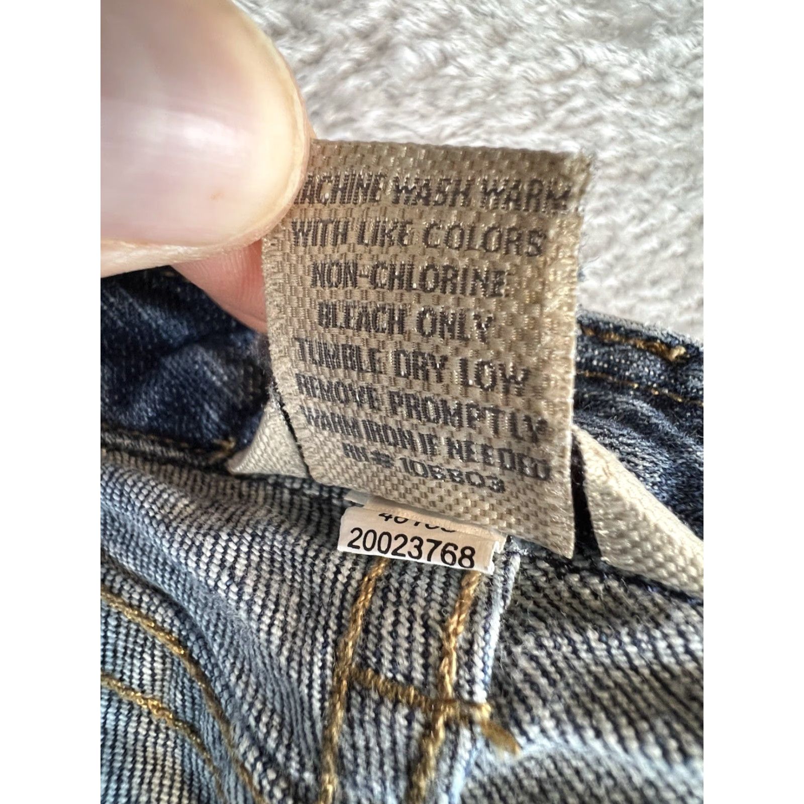 Duluth Trading Company Duluth Trading Company Jeans Womens 14 X 29 Blue Straight Medium Wash Denim Size 36" / US 14 / IT 50 - 7 Thumbnail