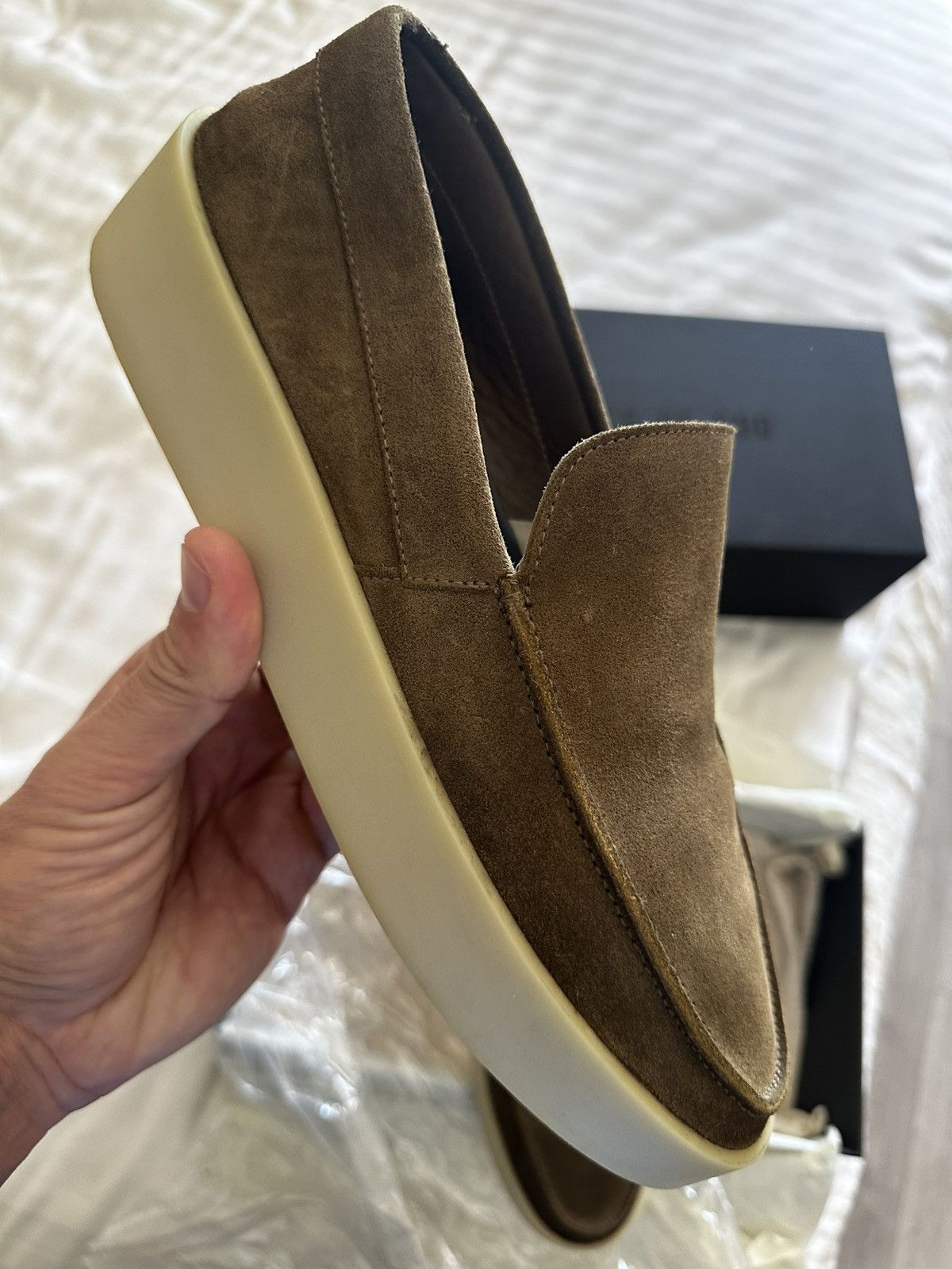 7th collection loafer taupe