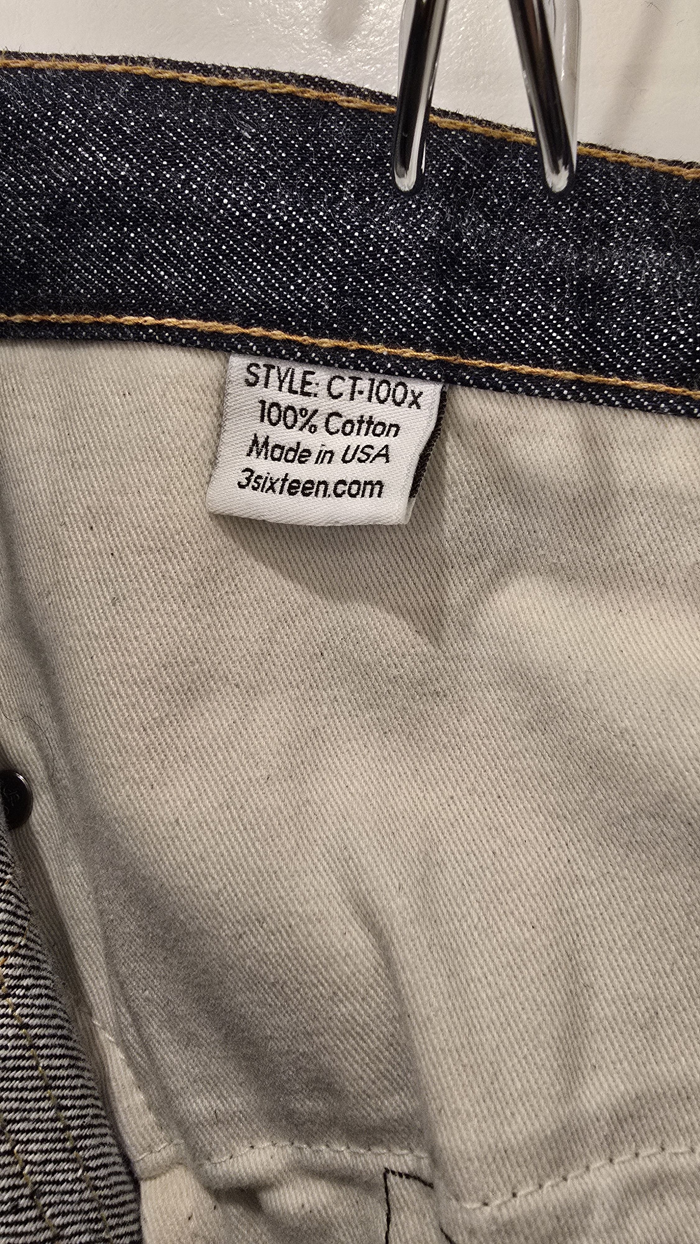 3sixteen 3sixteen CT-100x - 34/30 Classic Taper Size US 34 / EU 50 - 8 Thumbnail
