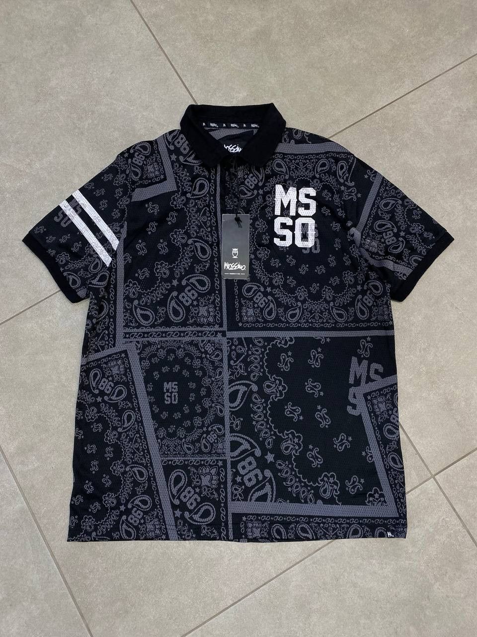 Mossimo Mossimo MSSO 86 Paisley AOP Polo Shirt Size US L / EU 52-54 / 3 - 1 Thumbnail