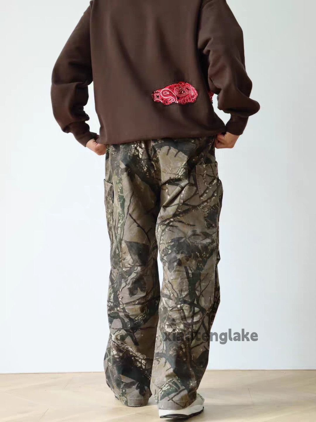 Vintage zx asaprocky travisscott style loose carpenter camo pants Size US 30 / EU 46 - 2 Thumbnail