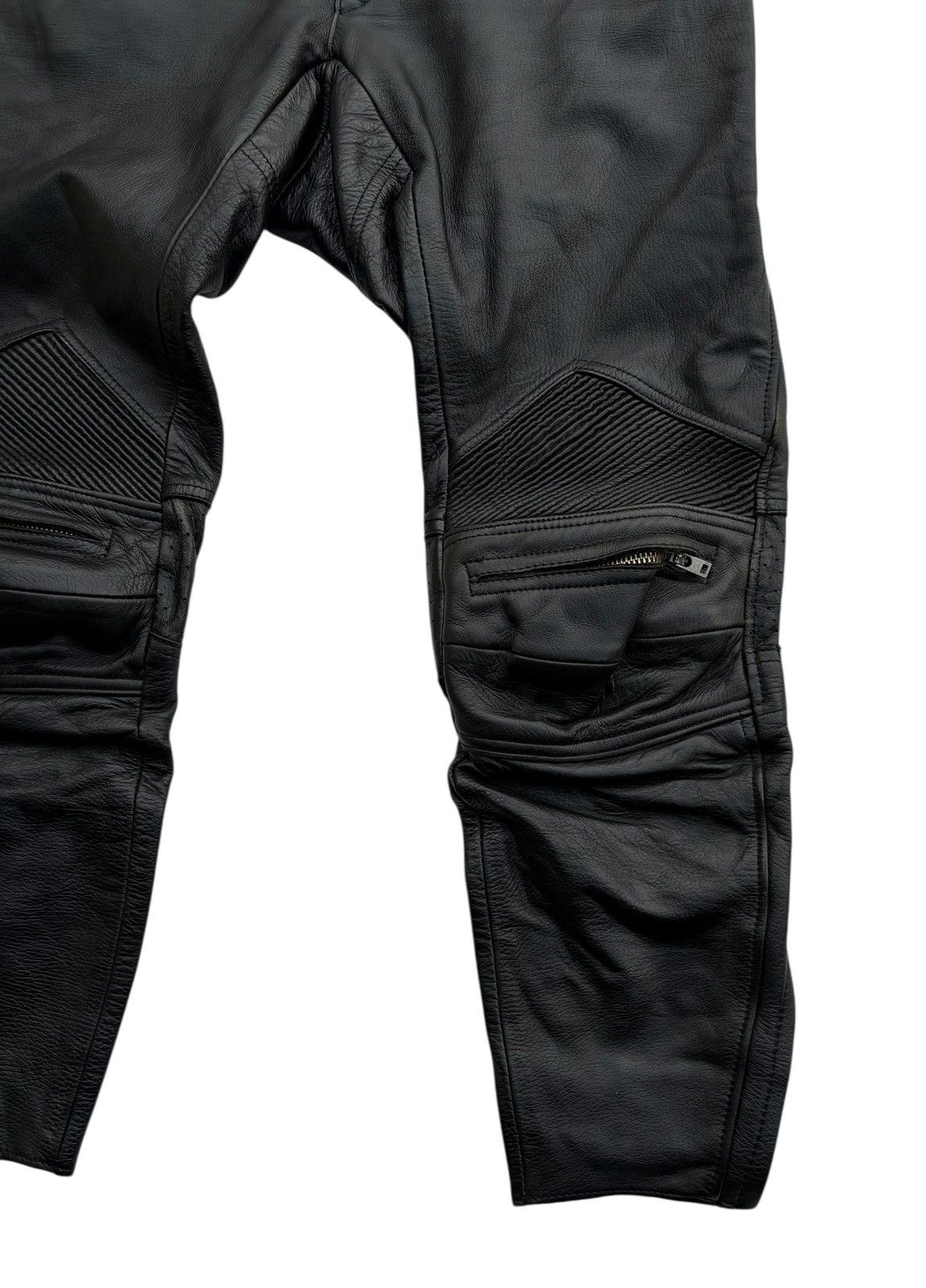 Leather × Vintage Vintage Spazzio Kevlar Riding Bikers Racing Leather Pants Size US 28 / EU 44 - 5 Thumbnail