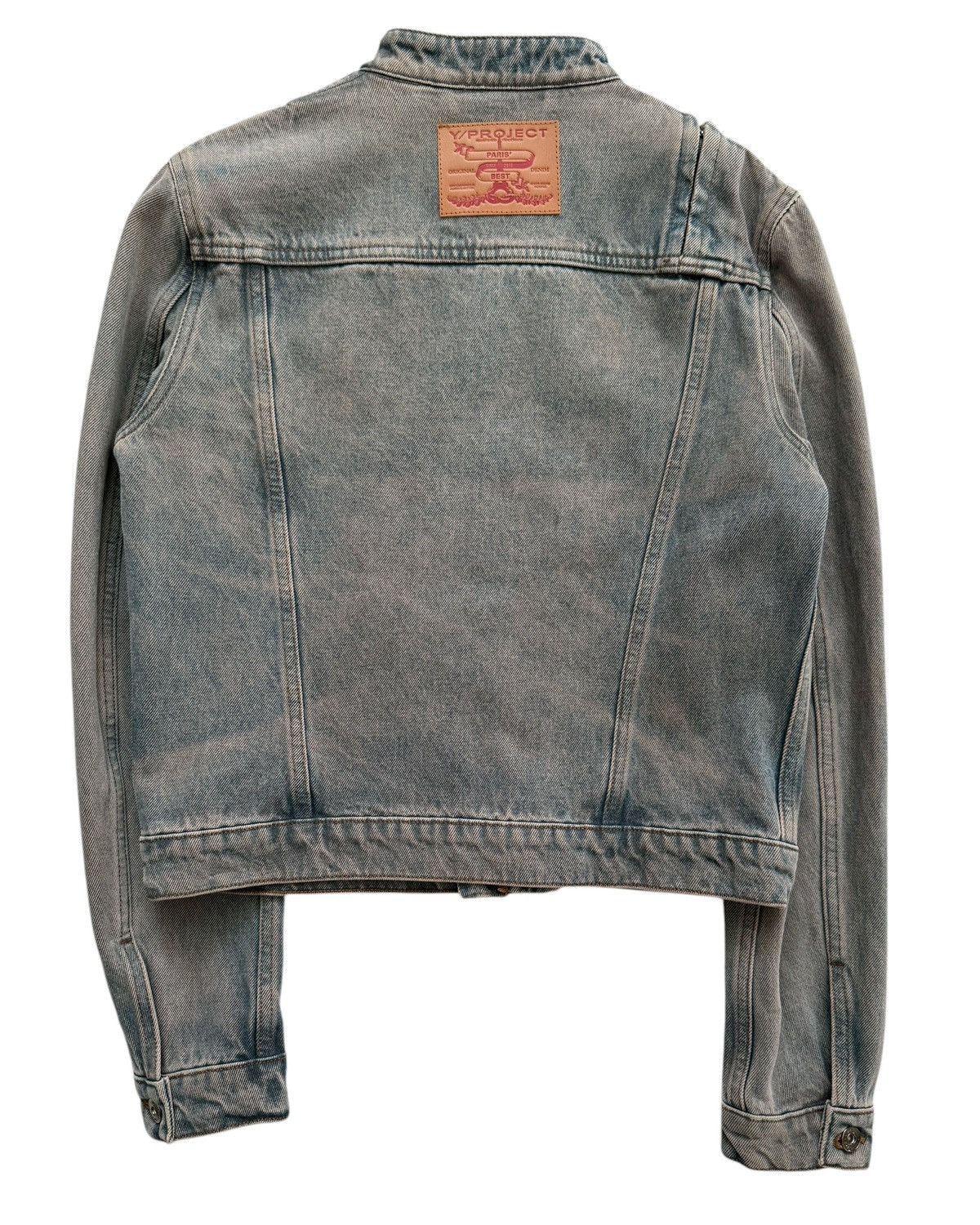 Y/Project Hook and Eye Denim Jacket Size L / US 10 / IT 46 - 5 Thumbnail