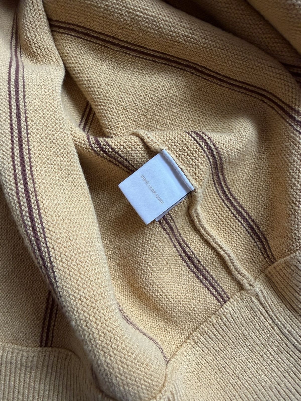 Aime Leon Dore aime leon dore yellow cardigan small Size US S / EU 44-46 / 1 - 6 Thumbnail
