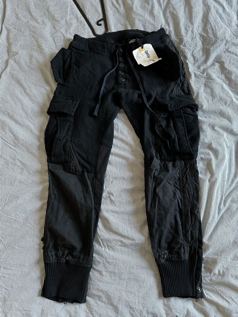 Greg Lauren Greg Lauren size1 Wool canvas double pants Size US 30 / EU 46 - 1 Thumbnail