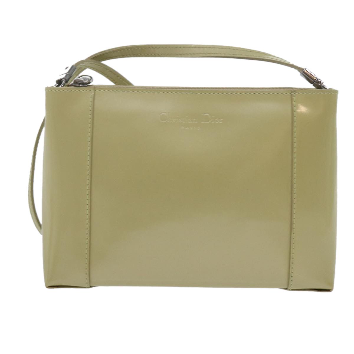 Dior Beige Patent Leather Shoulder Bag (Pre-Owned) Size ONE SIZE - 1 Thumbnail