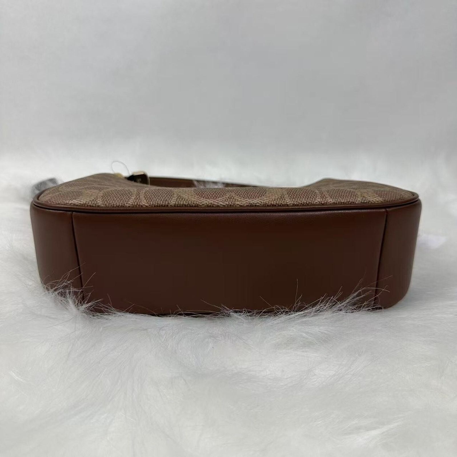 Coach Coach Teri Shoulder Crossbody Bag Signature Canvas/Tan/Brown Size ONE SIZE - 10 Thumbnail
