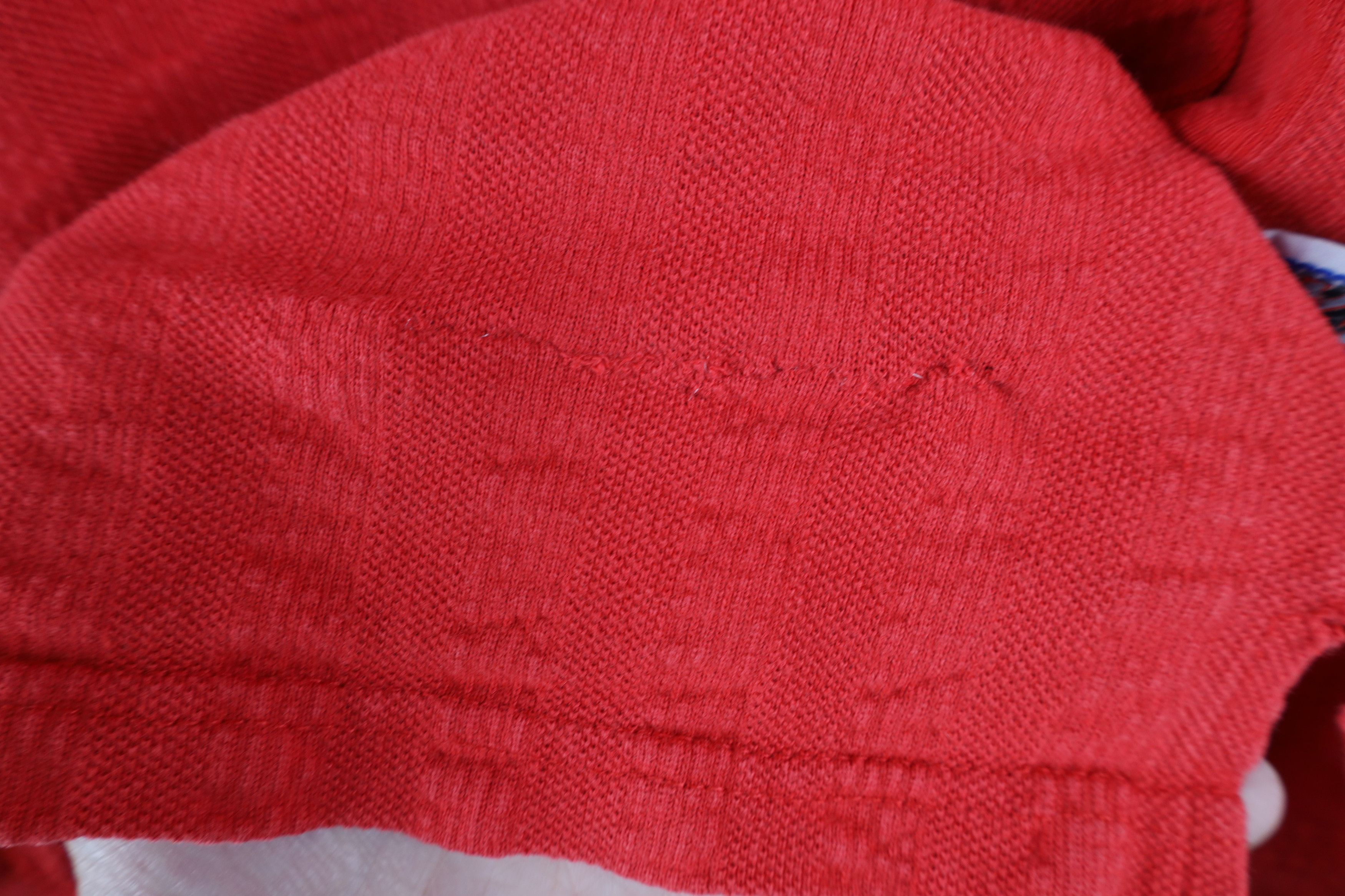 Vintage Vintage 90s Detroit Red Wings Hockey Half Zip Polo Shirt Red Size US XL / EU 56 / 4 - 8 Thumbnail