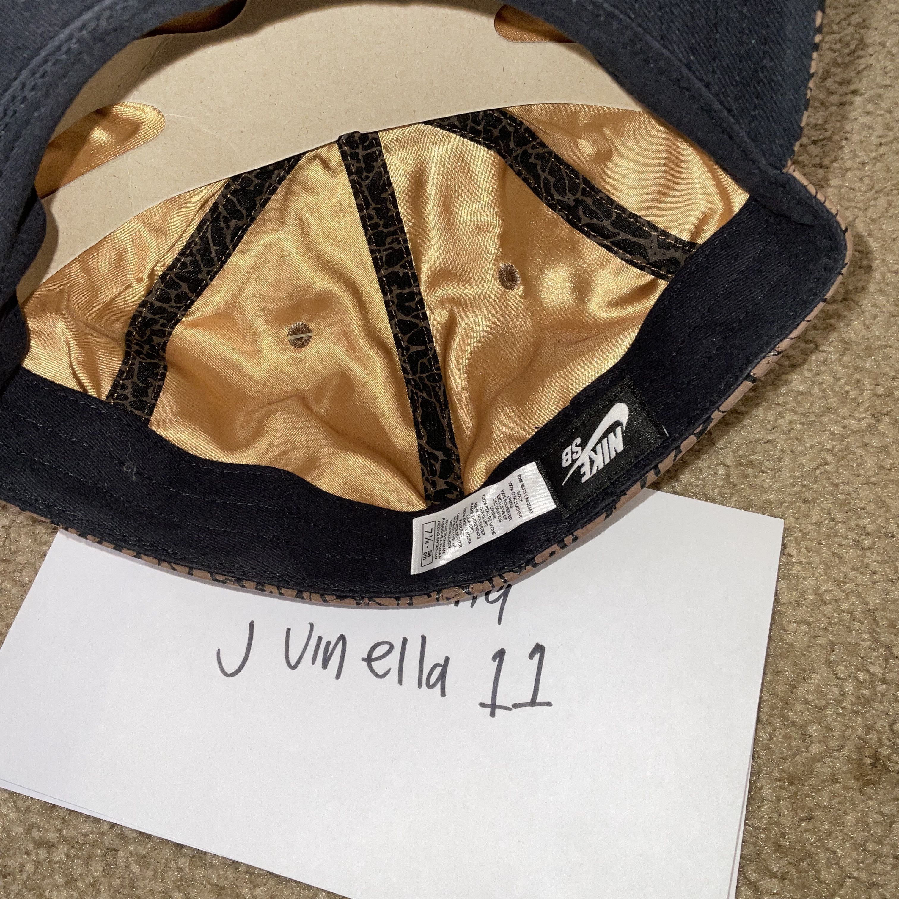 Nike nike sb hat 7 1/4 2006 brown elephant supreme dunk Size ONE SIZE - 5 Thumbnail