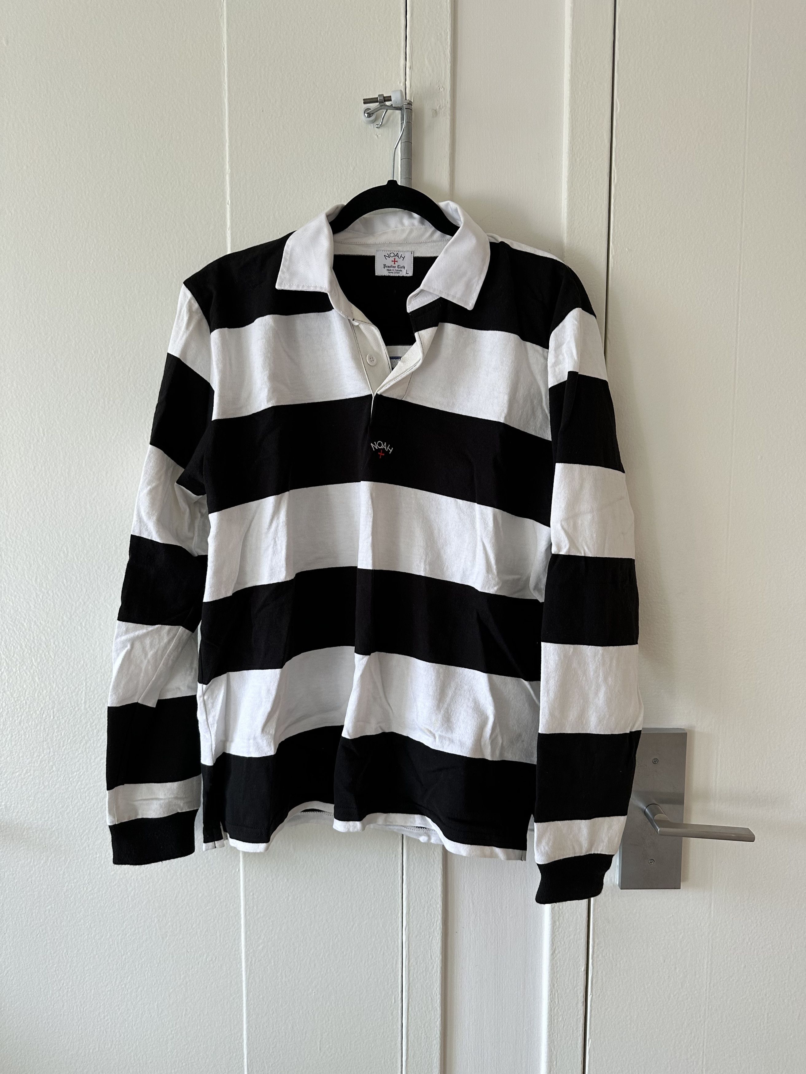 Noah Noah Striped Rainbow Logo Rugby Size US M / EU 48-50 / 2 - 2 Thumbnail