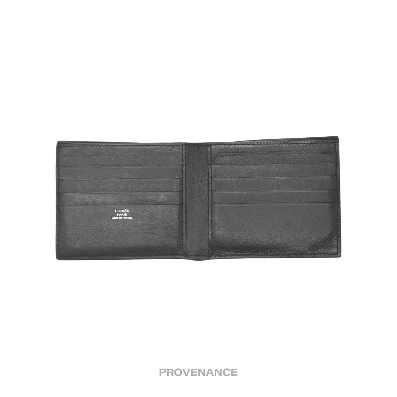 Hermes 🔴 Hermès 8CC Bifold Wallet - Black Perforated H Size ONE SIZE - 6 Thumbnail