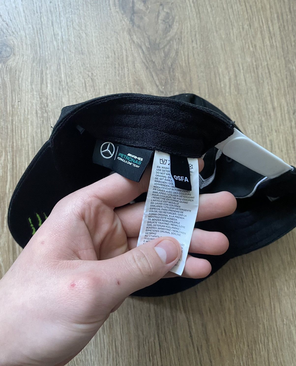 Mercedes-Benz × Vintage Mercedez Benz F1 Petronas Monster Energy Lewis Hamilton Cap Size ONE SIZE - 7 Thumbnail