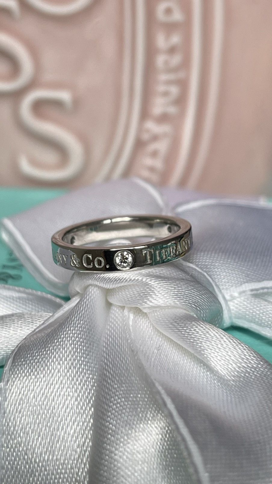 Tiffany & Co. Tiffany & Co. Band Ring Diamonds Platinum size 4 NEW $2600 Size ONE SIZE - 4 Thumbnail