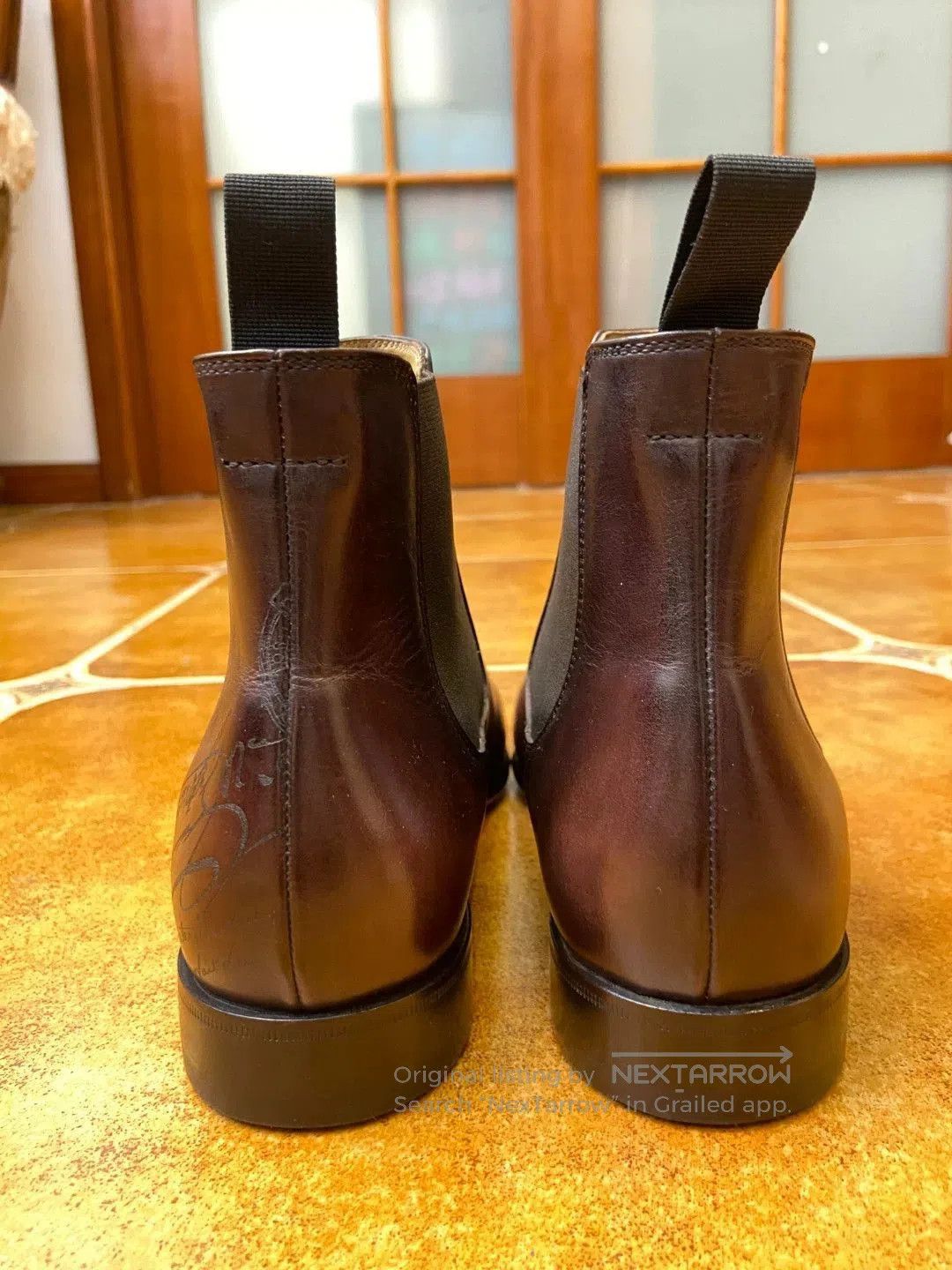 Berluti Brown Leather Chelsea Boots Size 7. Size US 7 / EU 40 - 6 Thumbnail