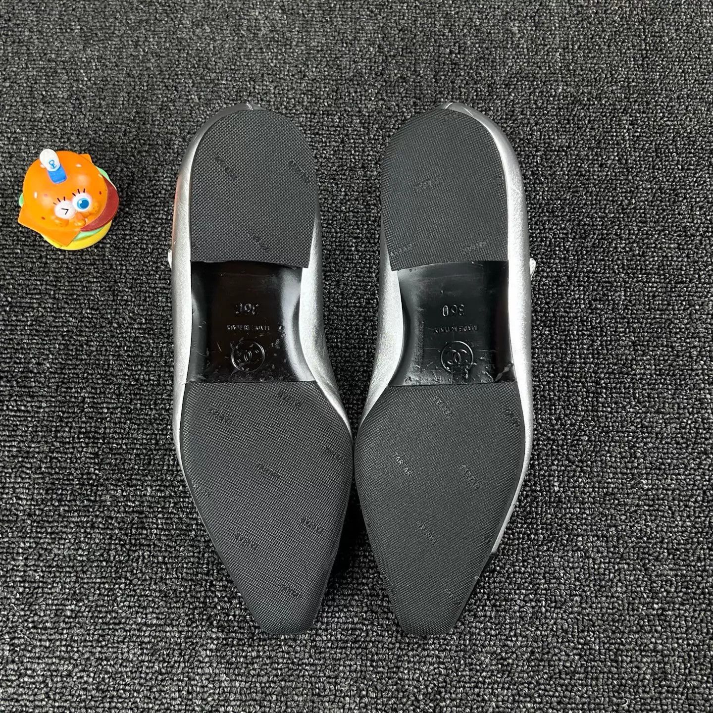 Chanel Chanel Women's Silver Mary Jane 36 Size US 5.5 / IT 35.5 - 6 Thumbnail