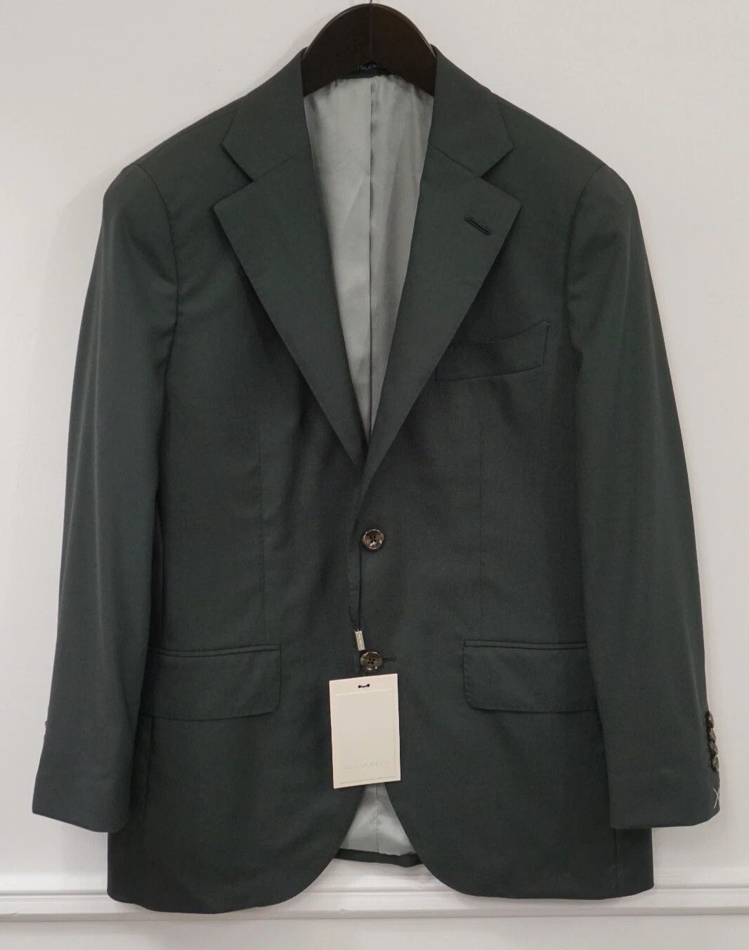 Suitsupply Men Suitsupply Blazer La Spalla Green Vitale Barberis US34S Size 34S - 1 Thumbnail