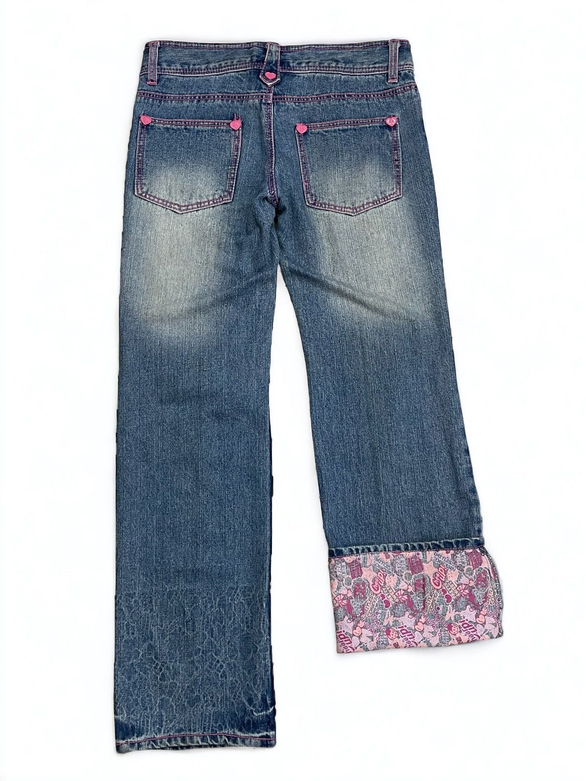 Hysteric Glamour Tralala Clone Devgru Y2k Surf Style Distressed Denim Pants Size US 29 - 2 Thumbnail
