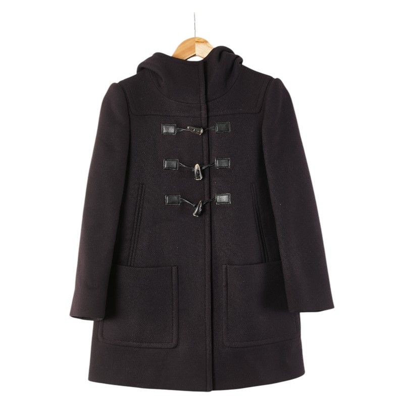 Miu Miu Miu Miu Miu Miu Wool Coat Leather Outerwear Size ONE SIZE - 1 Thumbnail