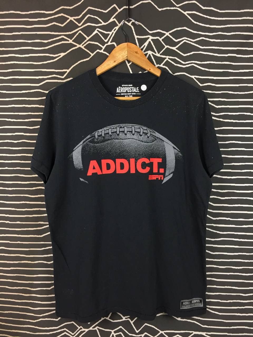 Aeropostale Aeropostale X ESPN Football Addict Graphic Tee Size M Size US M / EU 48-50 / 2 - 1 Thumbnail