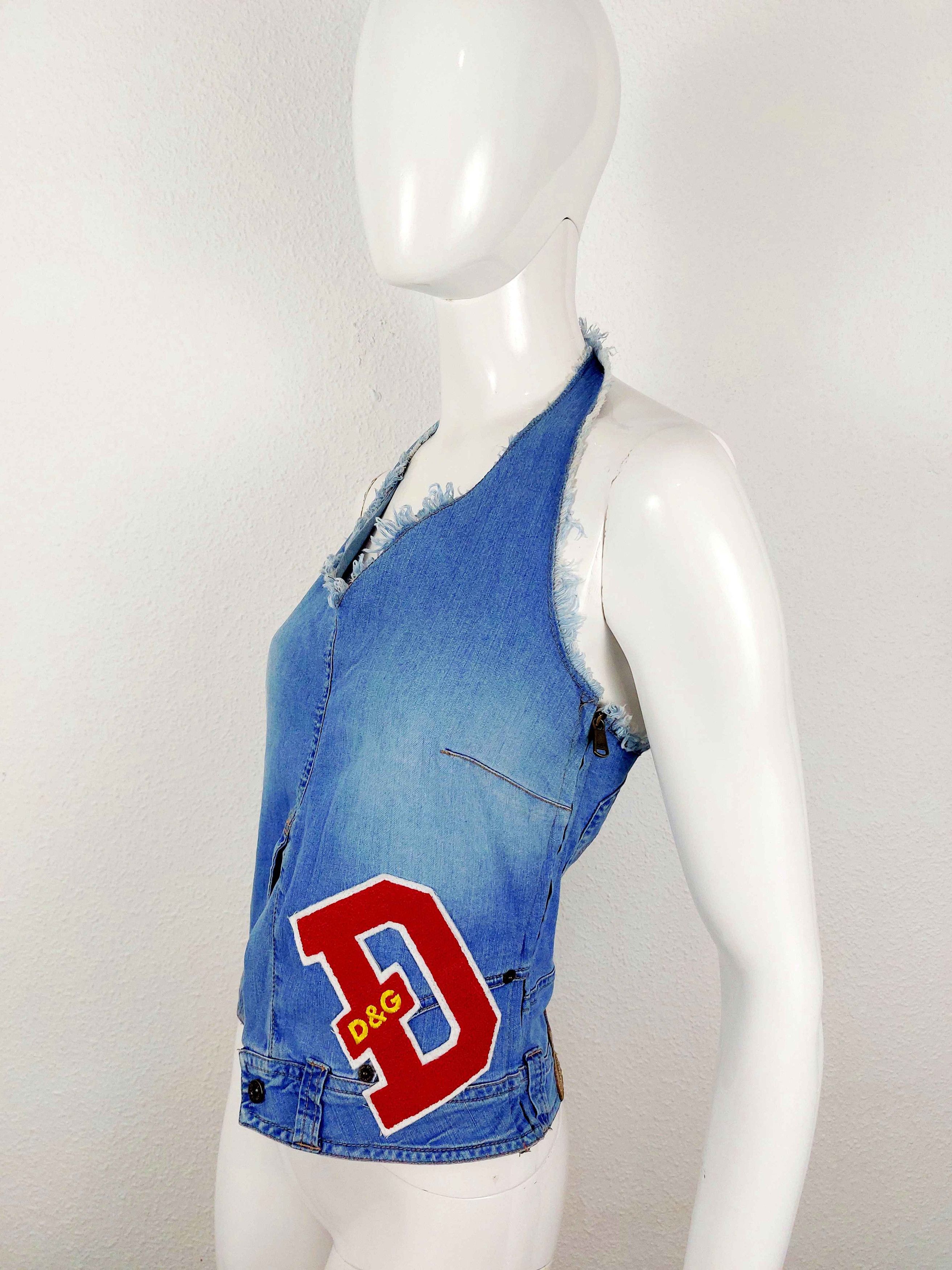 Dolce & Gabbana Dolce Gabbana D&G Patch Patches Cheerleader Bustier Top Size M / US 6-8 / IT 42-44 - 11 Thumbnail