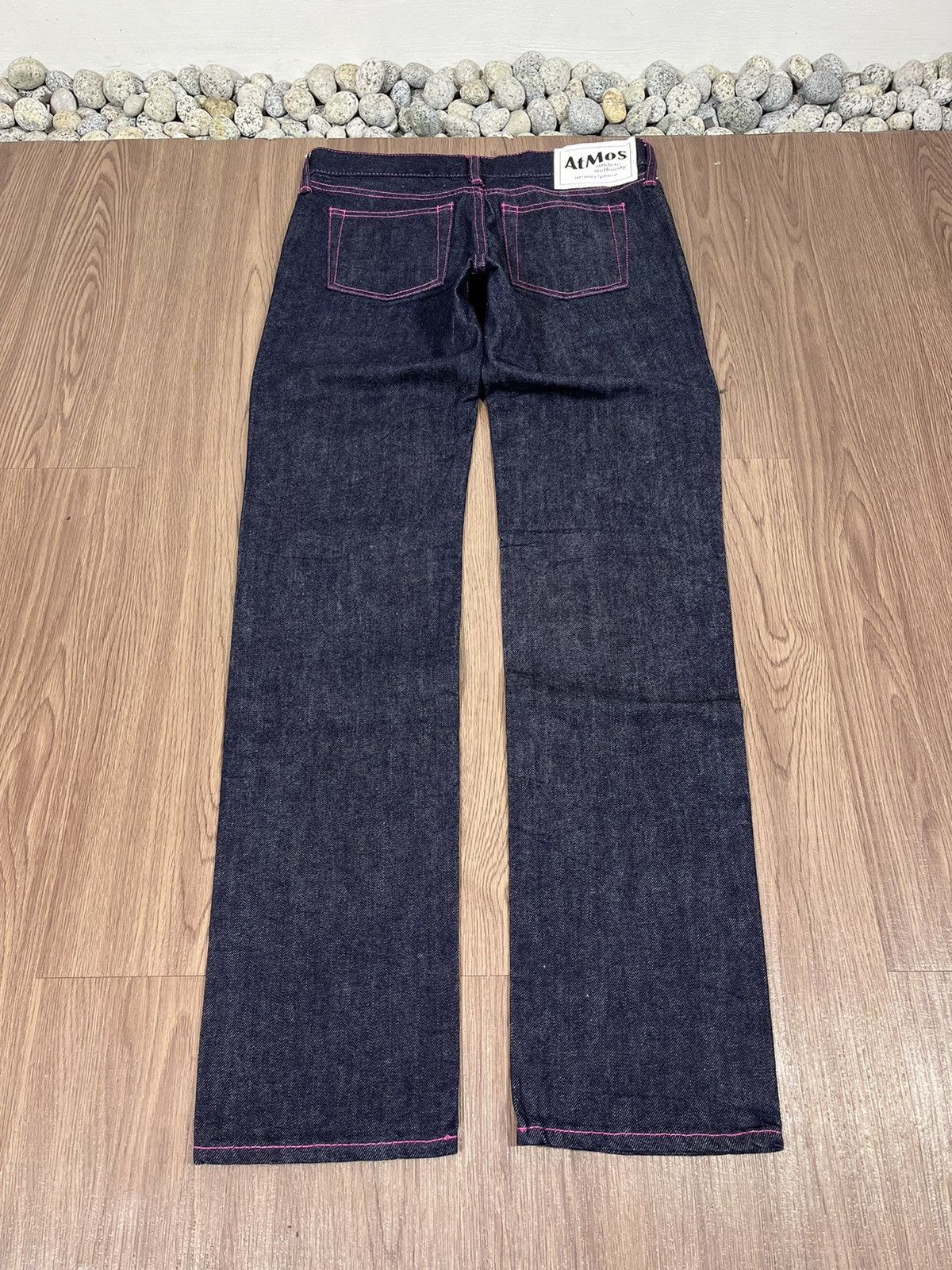 atmos Atmos Girl Pink Stitch Indigo Denim Size US 30 / EU 46 - 6 Thumbnail