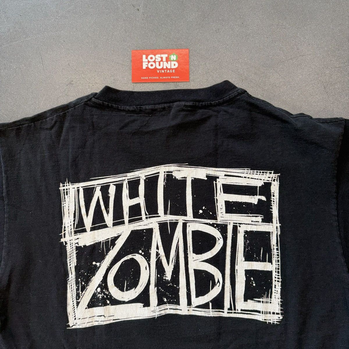 1995 Vintage White Zombie Astro Freak Freakazoid Tee