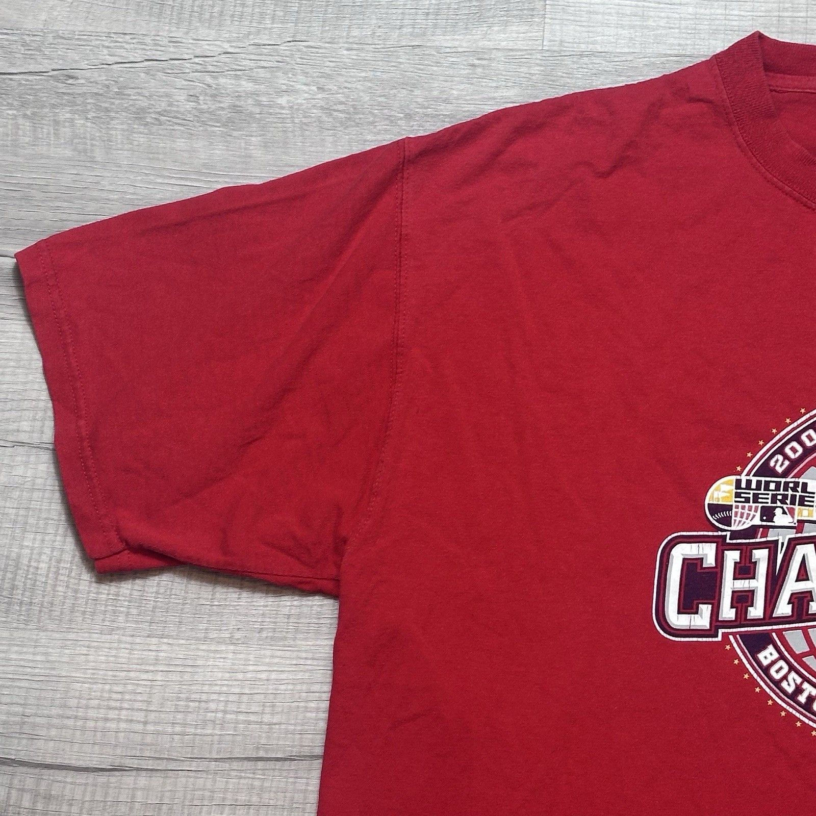 Majestic Majestic Boston Red Sox 2007 World Series Champs T-Shirt MLB Size US XL / EU 56 / 4 - 6 Thumbnail