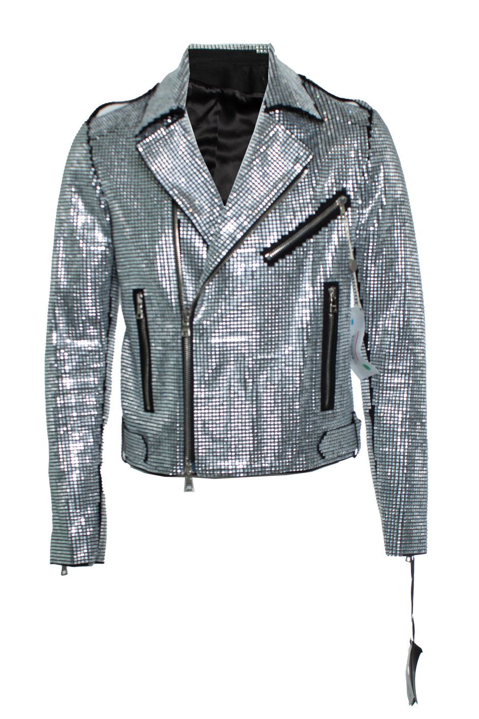 Balmain Balmain, Crystal embellished biker jacket Size US M / EU 48-50 / 2 - 2 Thumbnail