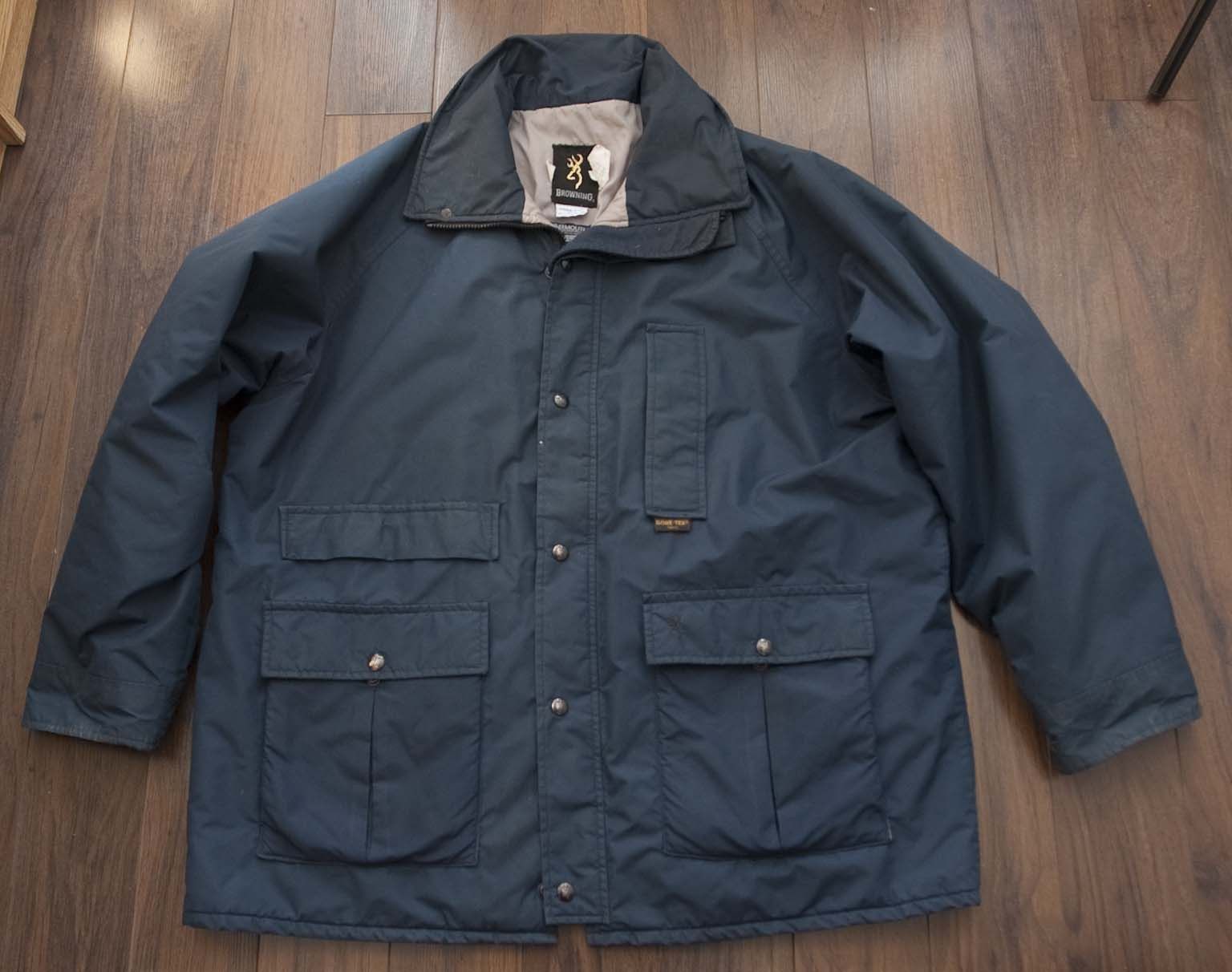 Goretex Browning Goretex Jacket Size XL Dark Blue Size US XL / EU 56 / 4 - 1 Thumbnail