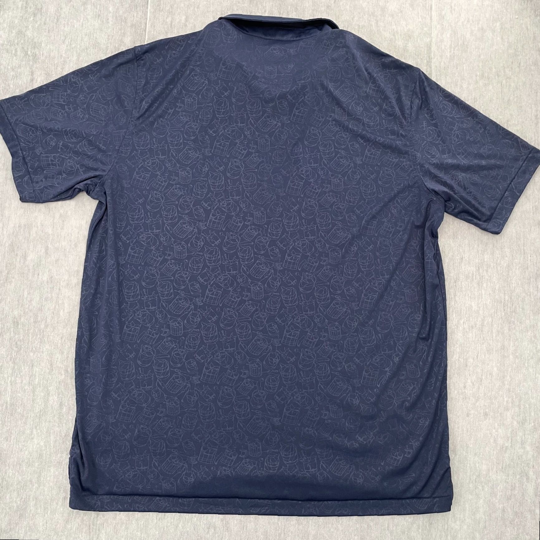 Peter Millar Peter Millar Shirt XL Adult Blue Polo Featherlight UPF 50+ Extra Large Men Size US XL / EU 56 / 4 - 2 Thumbnail