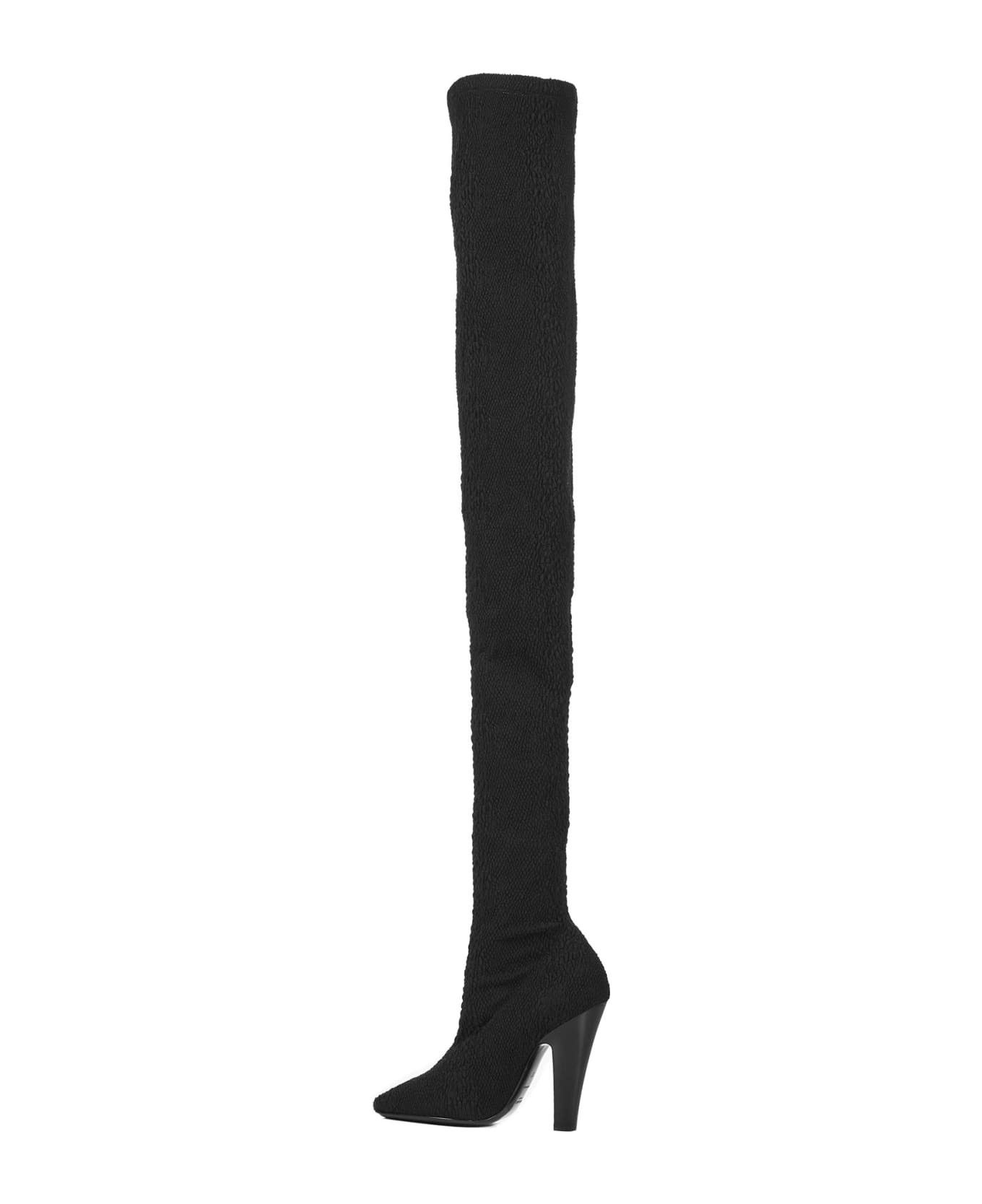 o1bcso1str0125 70 Over The Knee Boots in Black