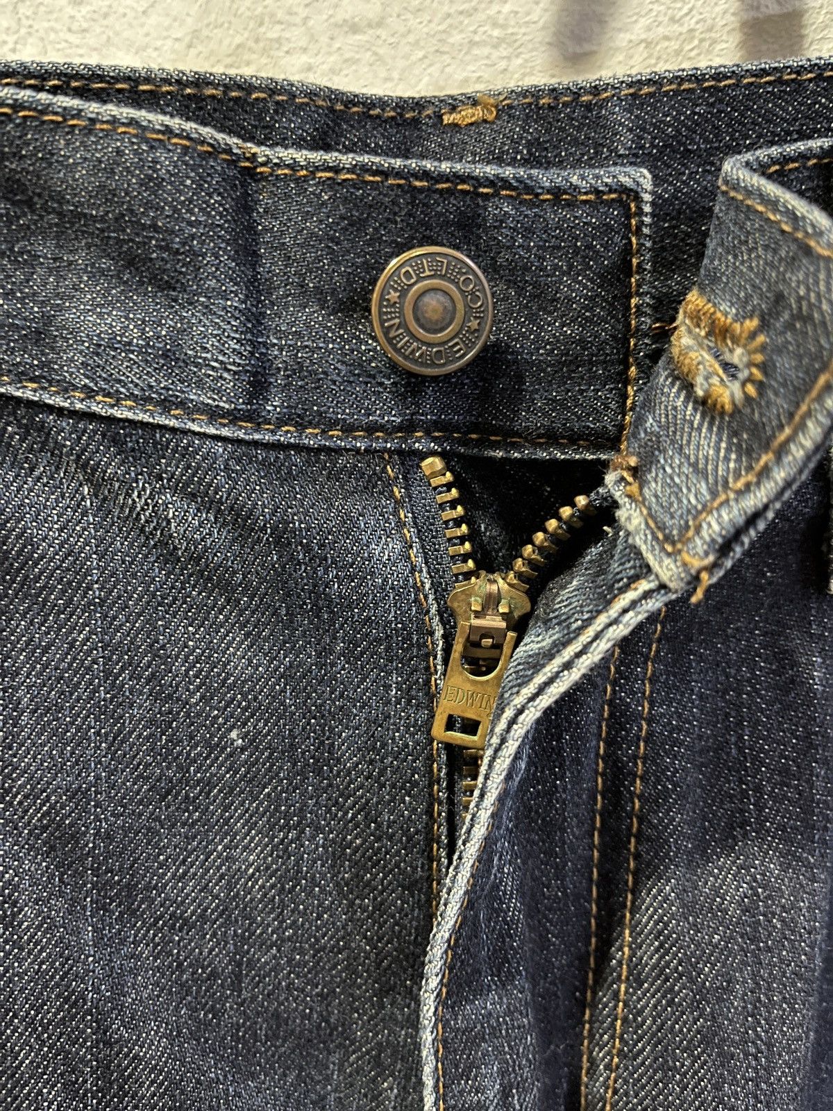 Edwin Vintage Japan Edwin distressed Jeans Size US 30 / EU 46 - 6 Thumbnail