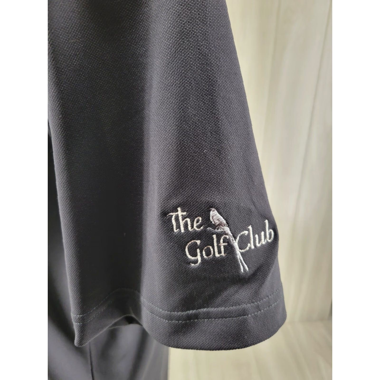 Footjoy FootJoy Polo Medium Black Mens Short Sleeve Golf Shirt The Golf Club Logo Size US M / EU 48-50 / 2 - 3 Thumbnail