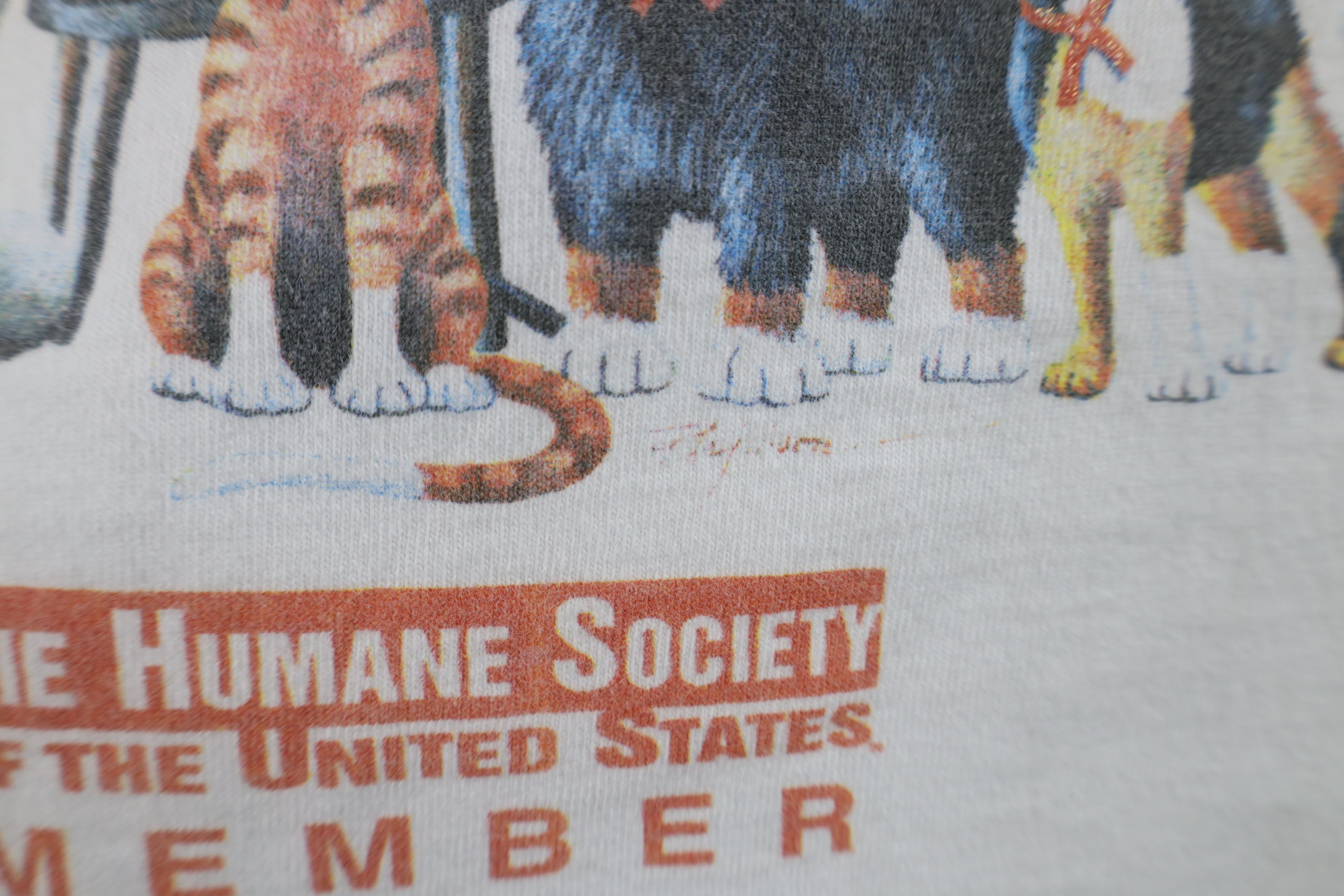 Vintage Vintage Christmas The Humane Society Member Animals T-Shirt Size L / US 10 / IT 46 - 7 Thumbnail