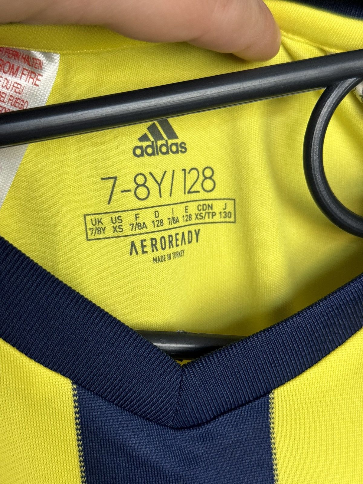 Adidas KIDS New Fenerbahce 20/21 Home Football Jersey T-Shirt Size US XS / EU 42 / 0 - 10 Thumbnail