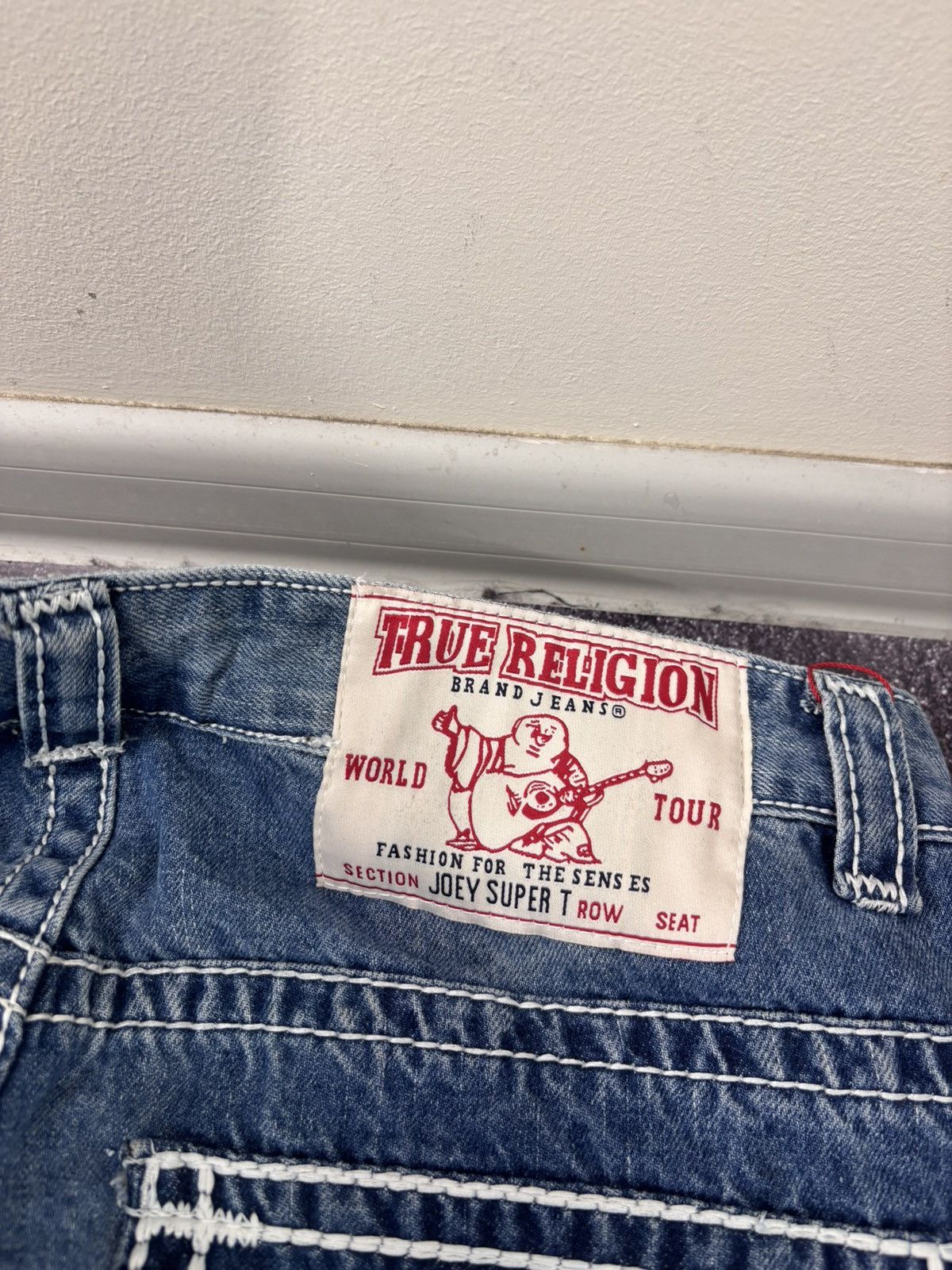True Religion True Religion NWT Joey Super T Men’s Washed Blue Denim Jeans Size US 36 / EU 52 - 20 Thumbnail