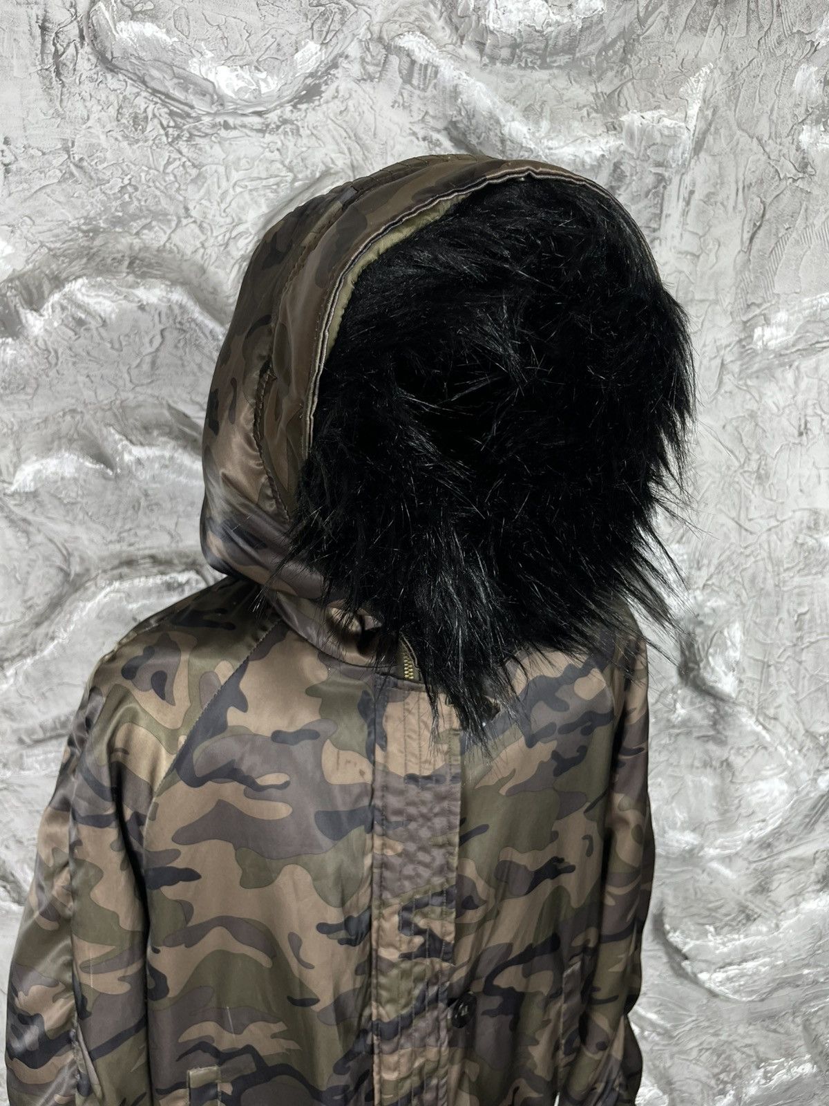 20471120 × If Six Was Nine Y2K Fur Camo Zip Jacket Japanese Hysteric Balenciaga Style Size US M / EU 48-50 / 2 - 10 Thumbnail