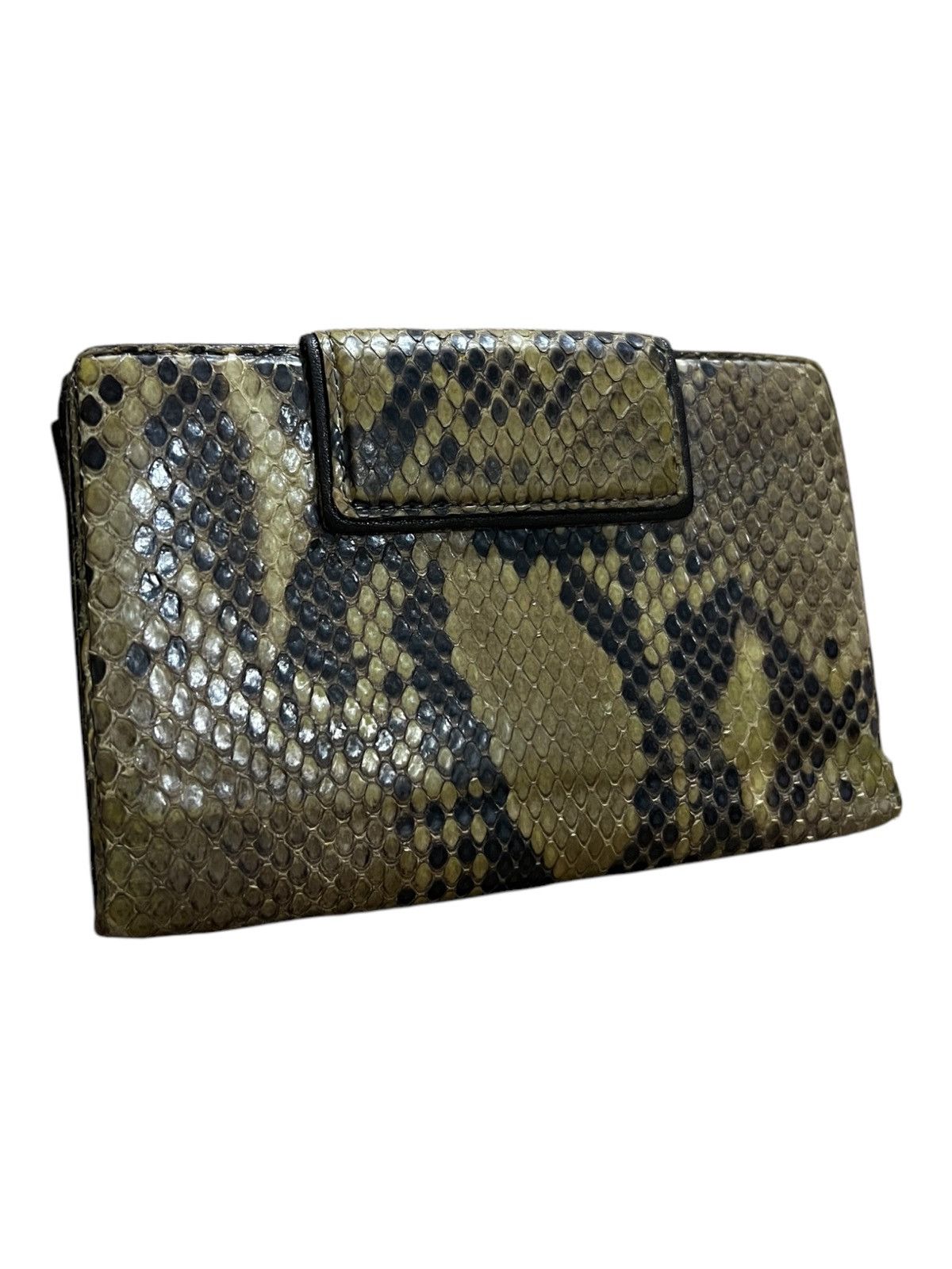 Roen Margiela Python Snakeskin Leather Style Bi-Fold Wallets Size ONE SIZE - 2 Thumbnail
