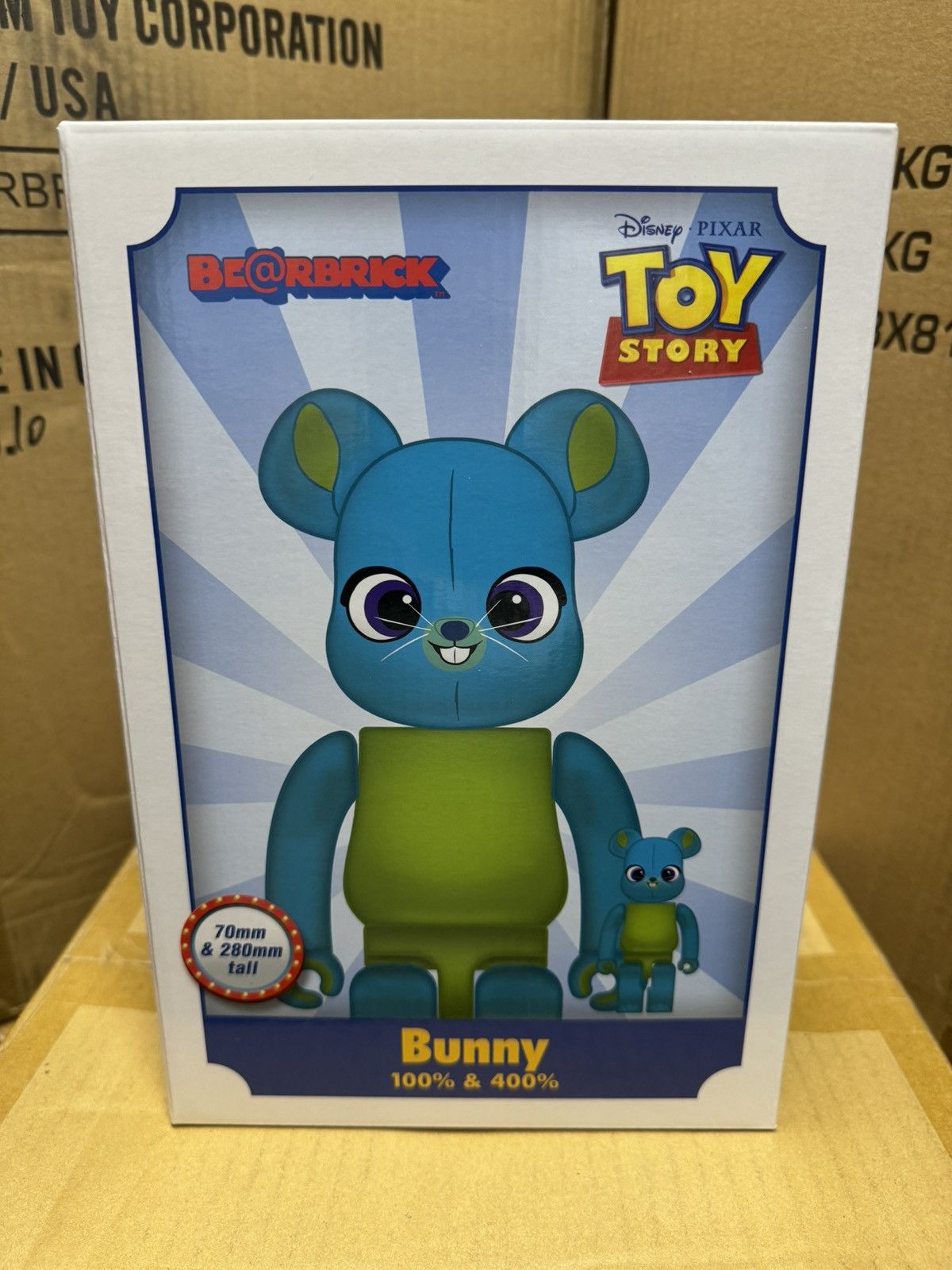 Medicom Toy Bearbrick x Disney Pixar Toy Story 4 Bunny 100% & 400% Set Size ONE SIZE - 2 Thumbnail