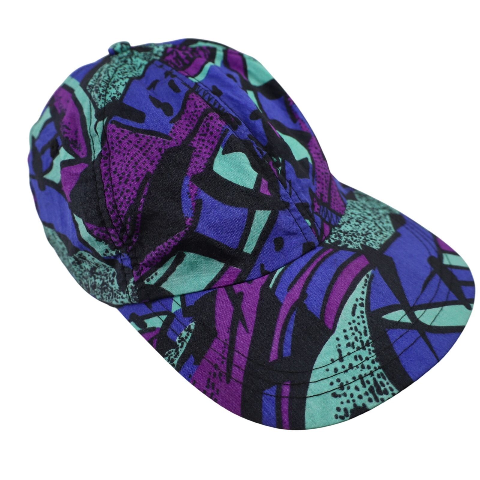 Reebok × Vintage Vintage 90s Reebok Abstract Print Hat Size ONE SIZE - 2 Thumbnail